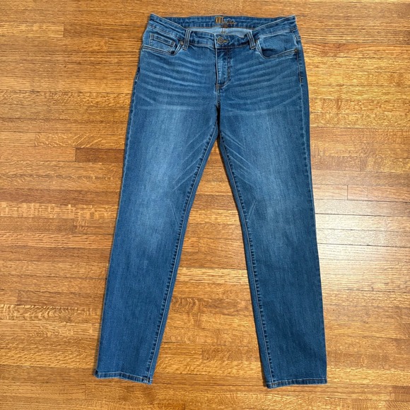 KUT from the Kloth Womens Size 8 Blue Denim Jeans Classic Style Comfortable - Picture 1 of 11